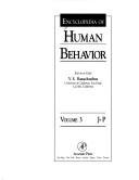 Encyclopedia of human behavior Volume 4 R-Z and Index
