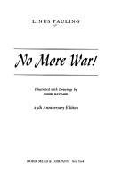 No more war!