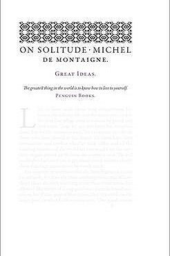 On Solitude