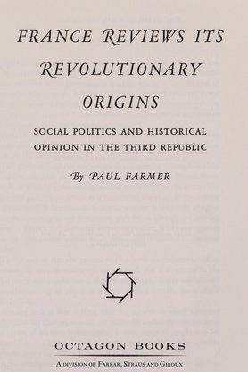 France reviews its revolutionary origins