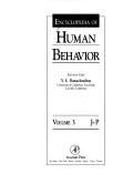 Encyclopedia of human behavior Volume 4 R-Z and Index